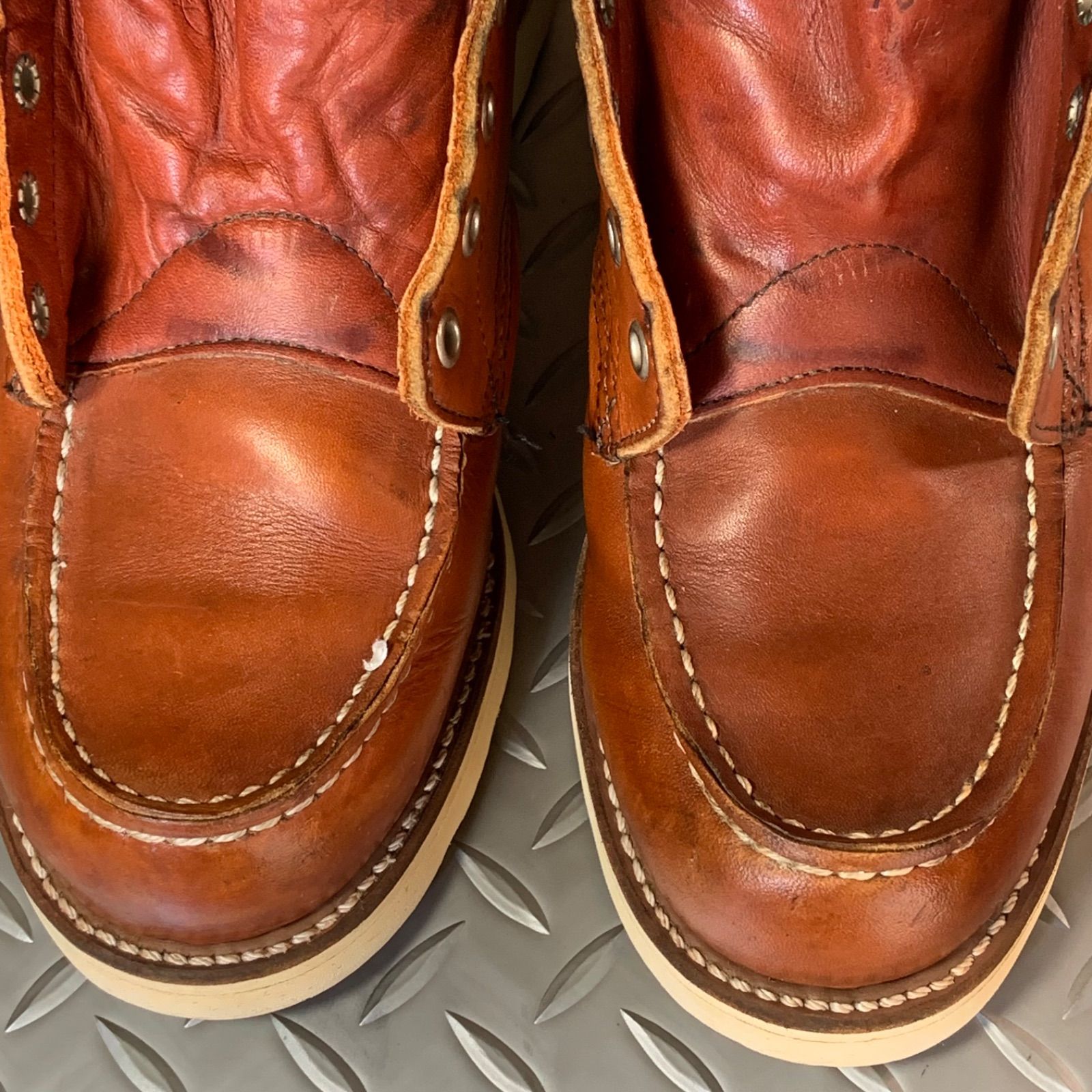 ☆REDWING 875 アイリッシュセッター 旧四角犬タグ 1988年製 US6.5E