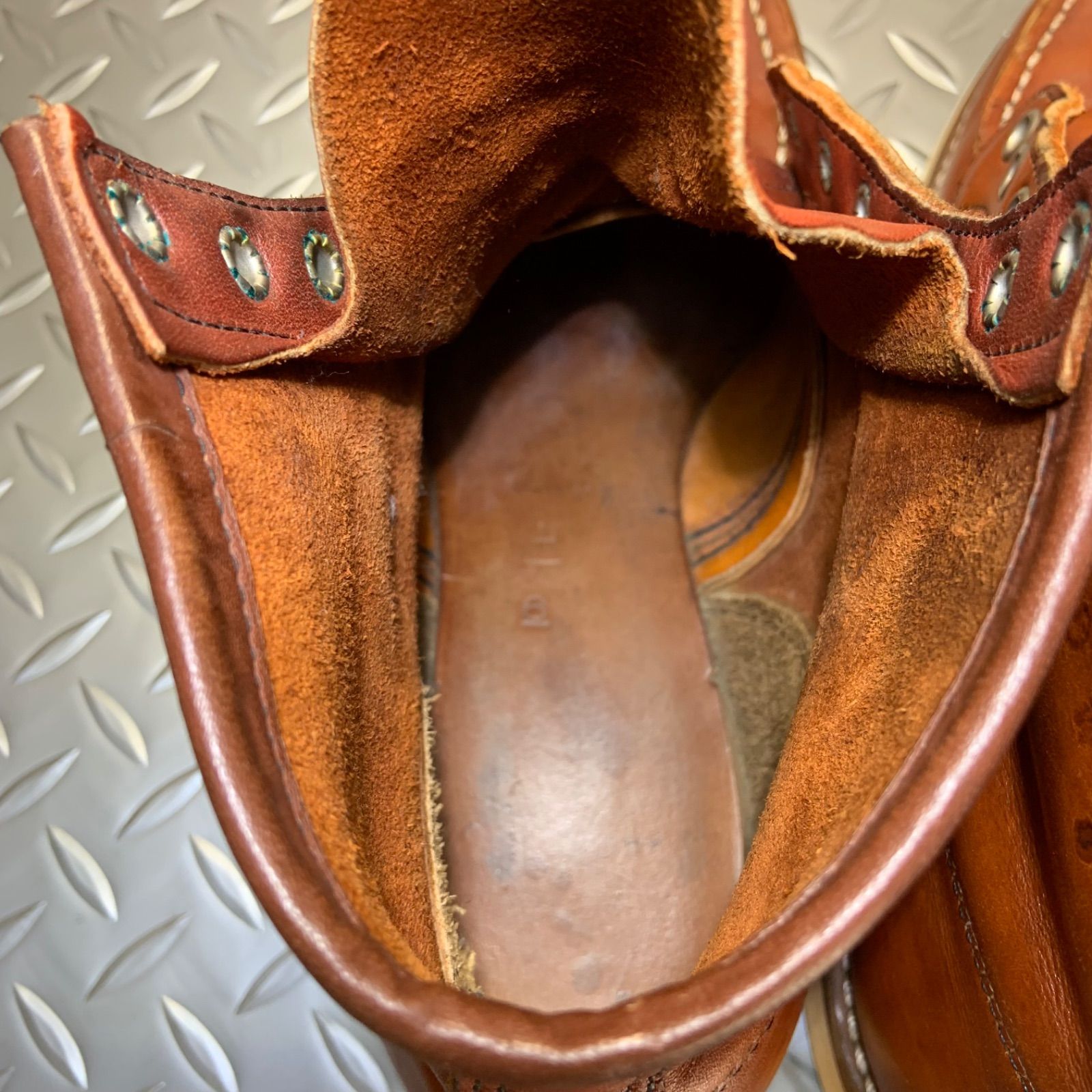 ☆REDWING 875 アイリッシュセッター 旧四角犬タグ 1988年製 US6.5E