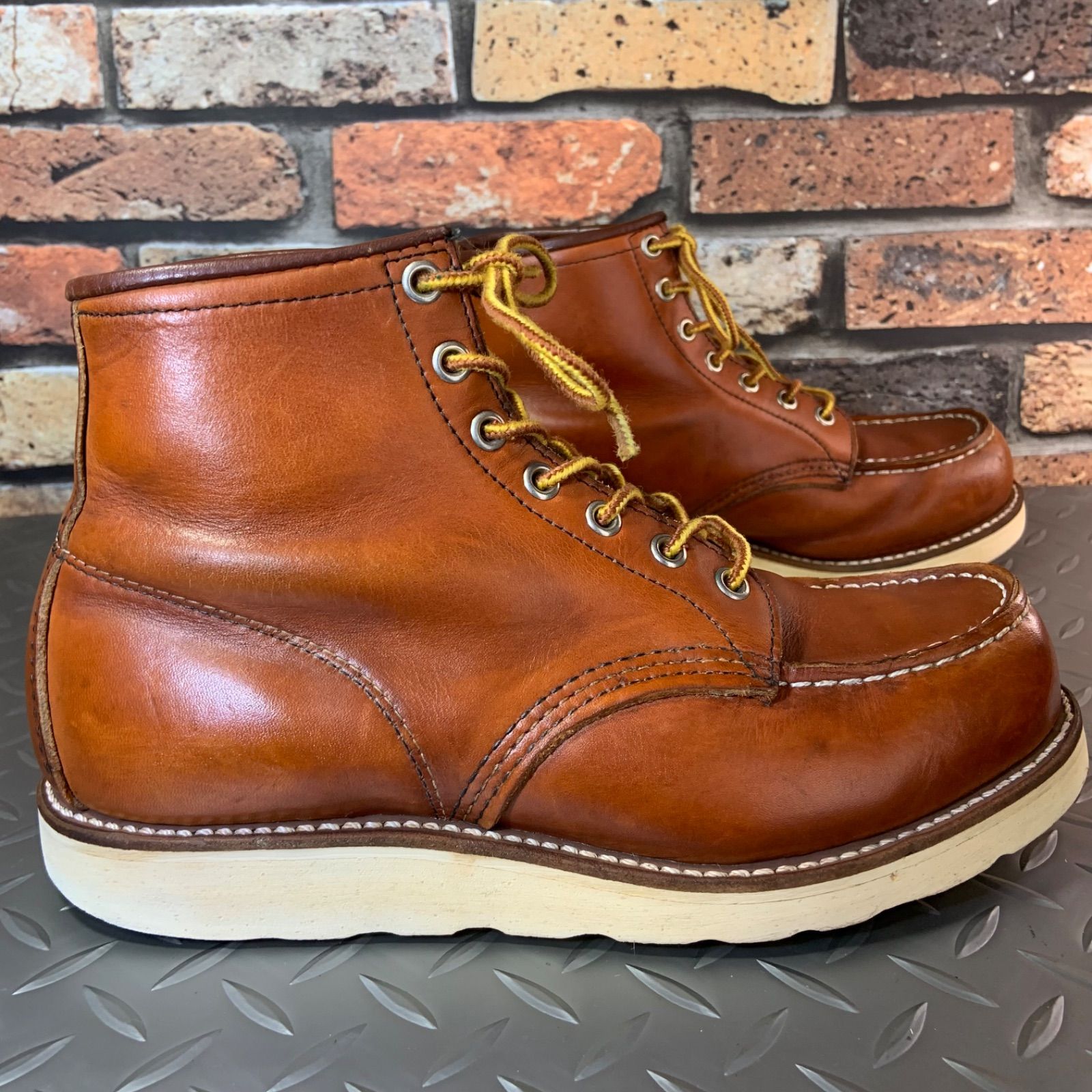 ☆REDWING 875 アイリッシュセッター 旧四角犬タグ 1988年製 US6.5E