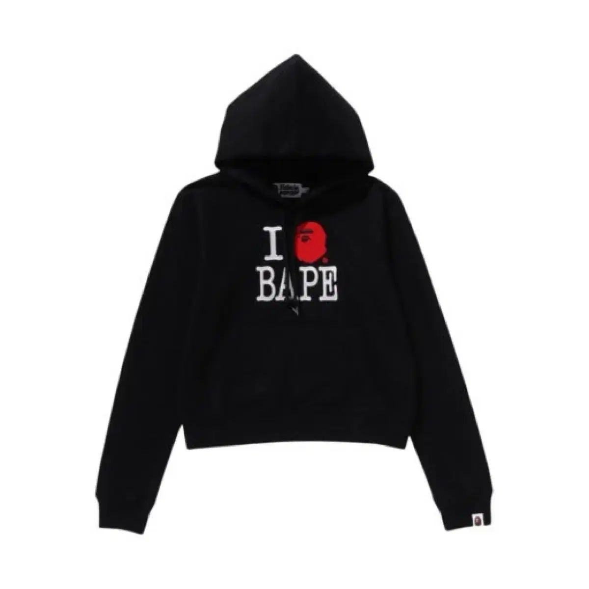 アイラブ A BATHING APE アベイシングエイプ フードTシャツ M A 