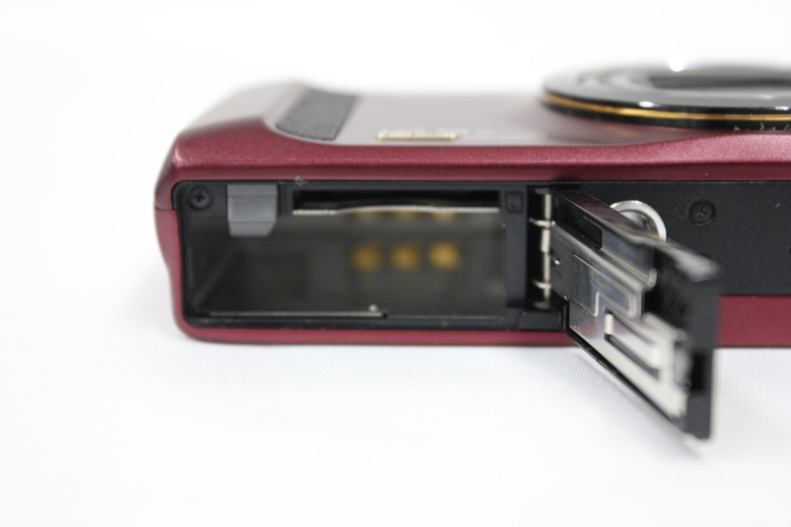 返品保証】 カシオ Casio EXILIM EX-ZR310 12.5x レッド バッテリー