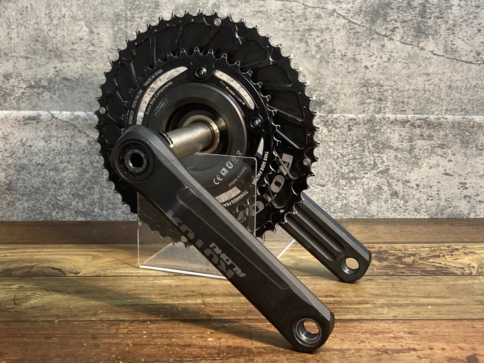 JP949 ローター ROTOR ALDHU INSPIDER パワーメーター クランクセット