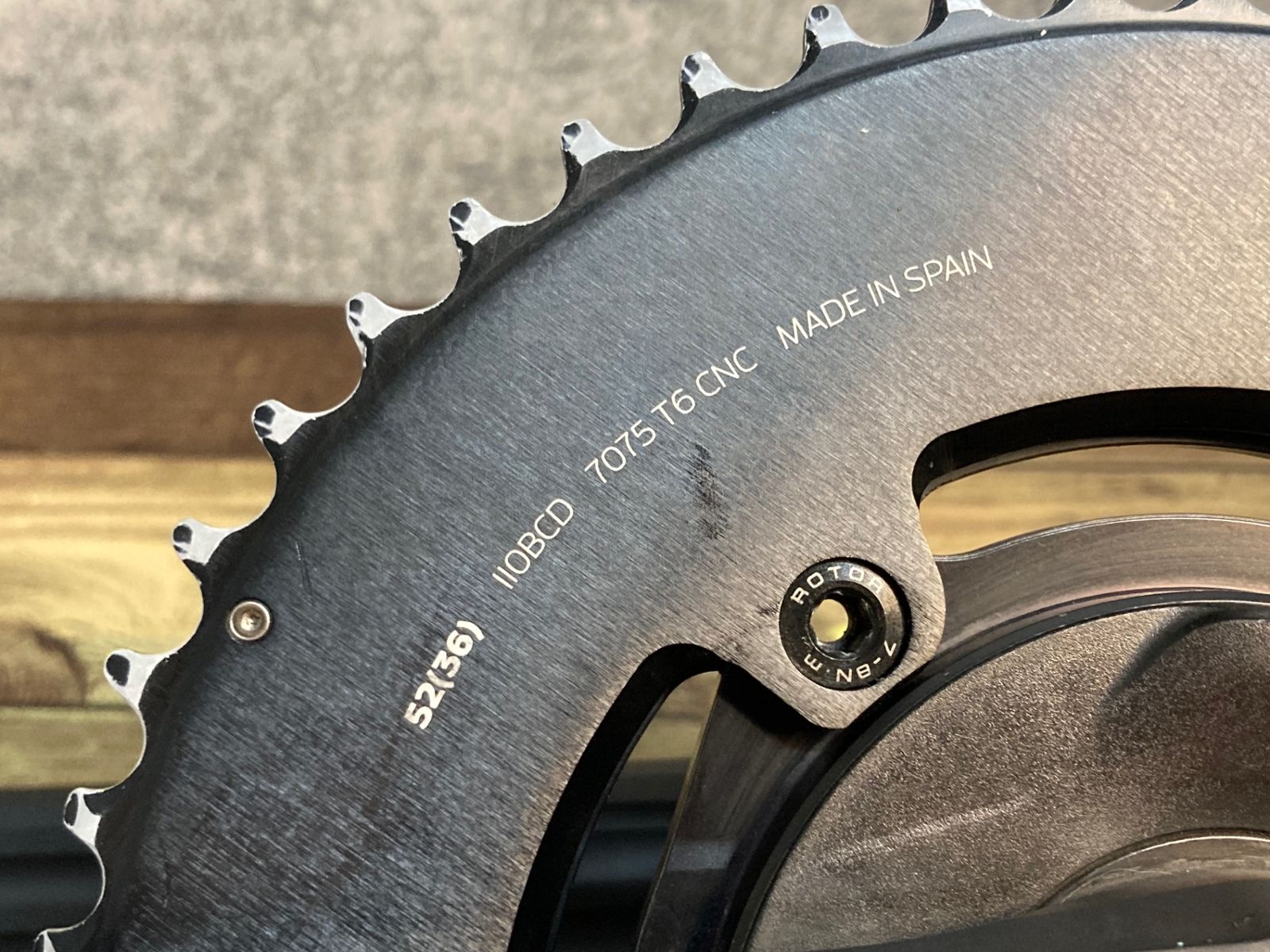 JP949 ローター ROTOR ALDHU INSPIDER パワーメーター クランクセット