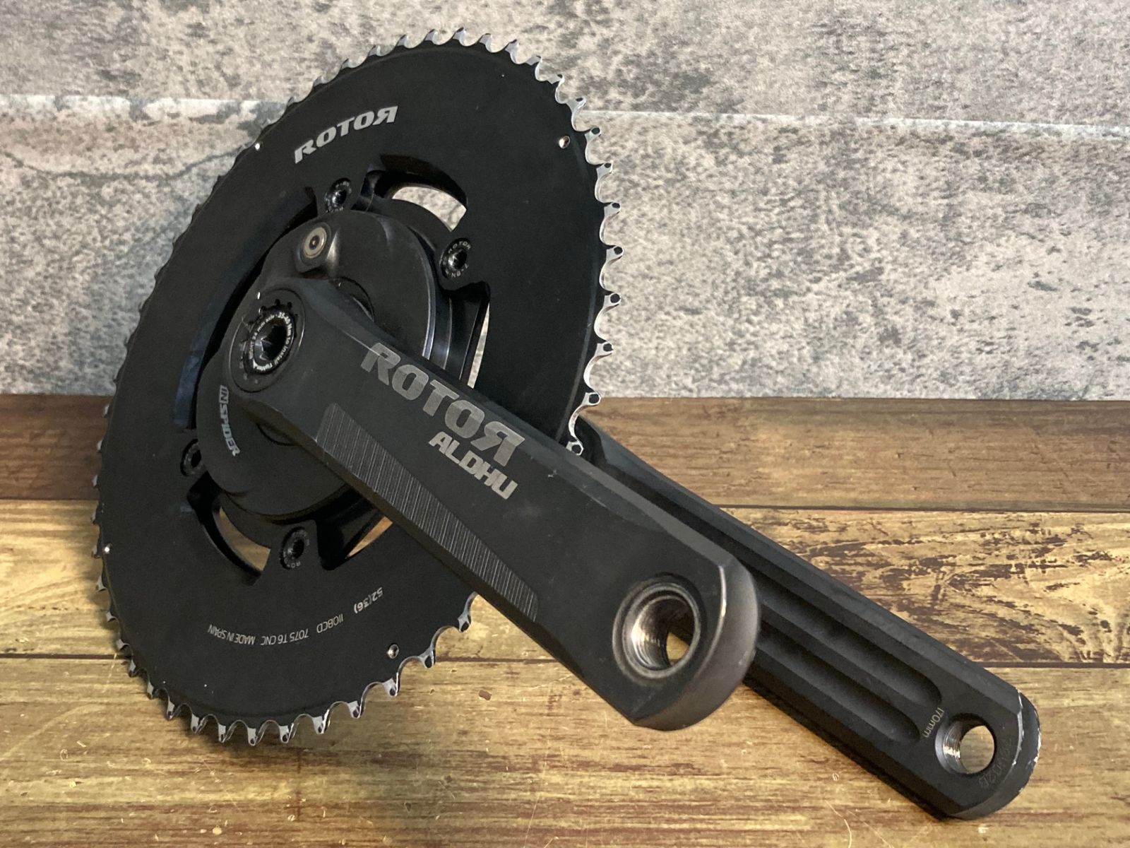 JP949 ローター ROTOR ALDHU INSPIDER パワーメーター クランクセット