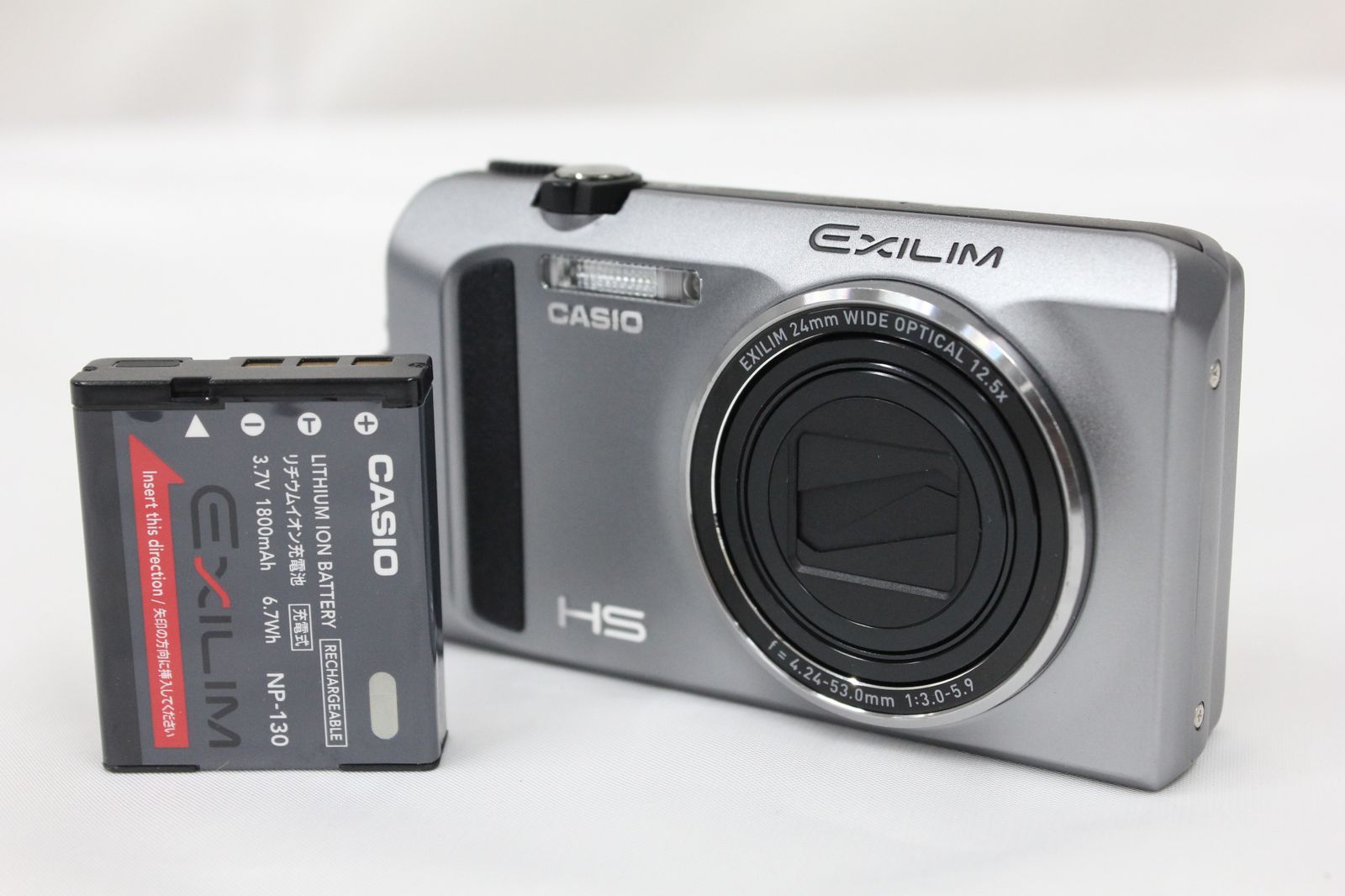 カメラ 【返品保証】 カシオ Casio EXILIM EX-ZR400 12.5x バッテリー