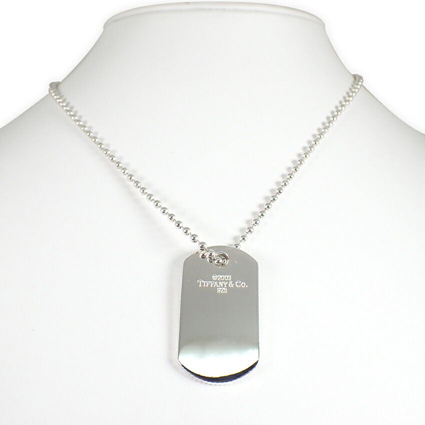 ティファニー 925 ドッグタグ エッジ ペンダント//j165-1 - メルカリ