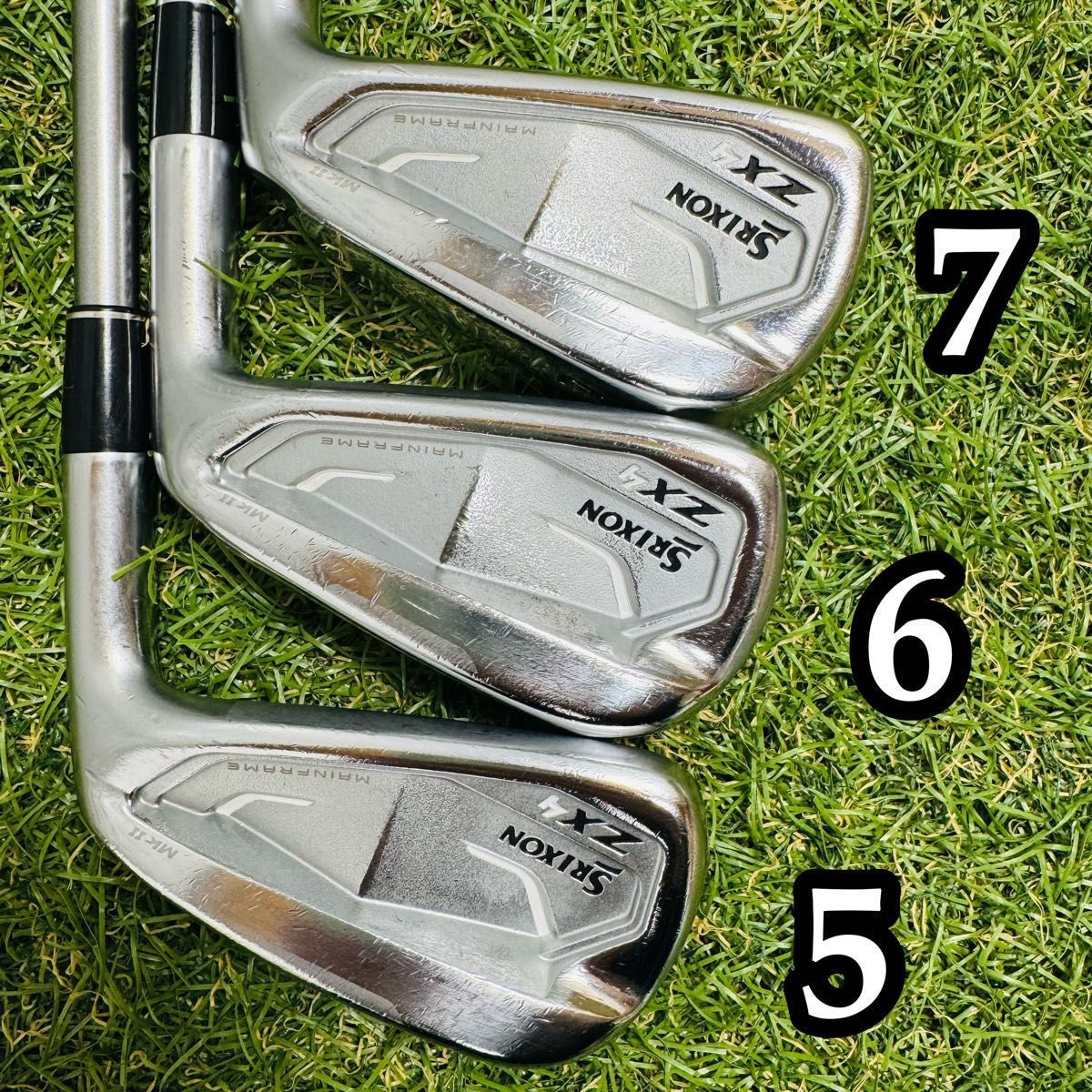 良品】初心者推奨 スリクソン ZX4 MkⅡ メンズアイアンセット 6本 S