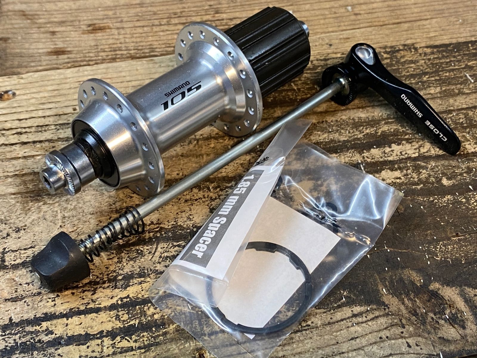 JW620 シマノ SHIMANO 105 HB/FH-5800 前後ハブセット 32H シルバー