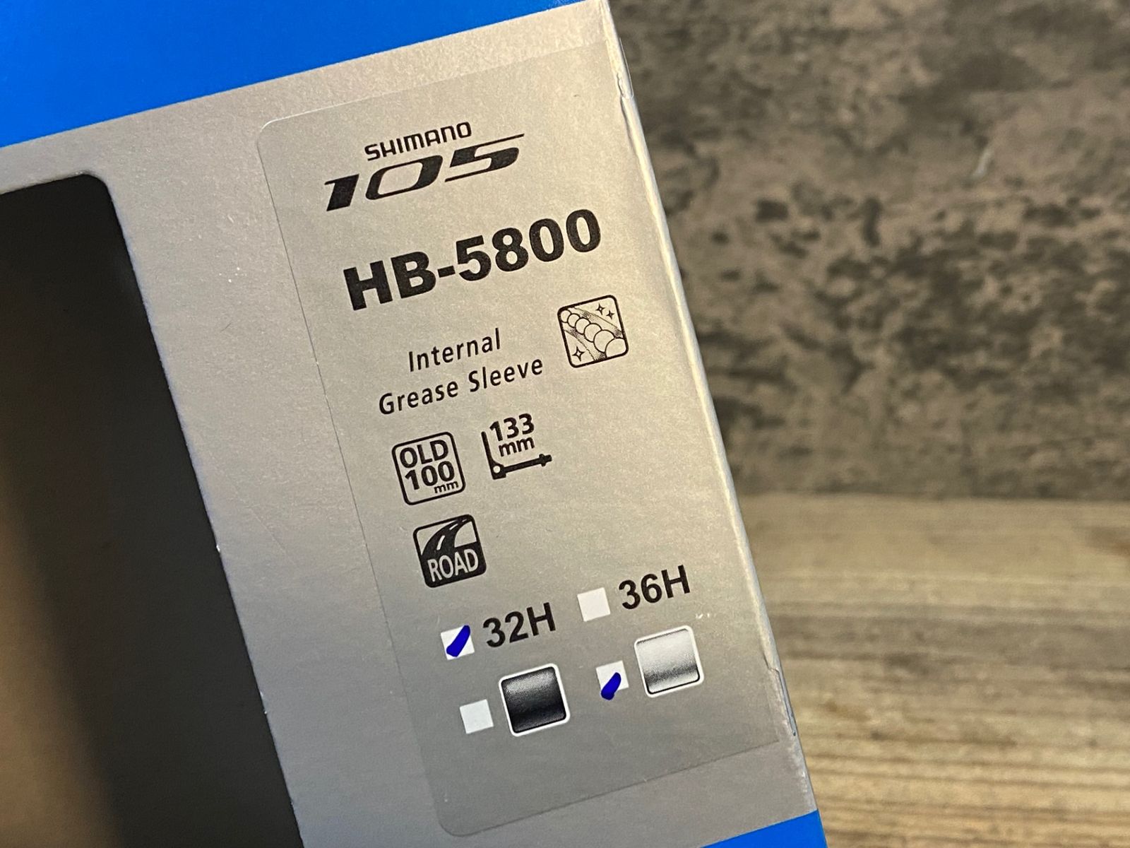 JW620 シマノ SHIMANO 105 HB/FH-5800 前後ハブセット 32H シルバー