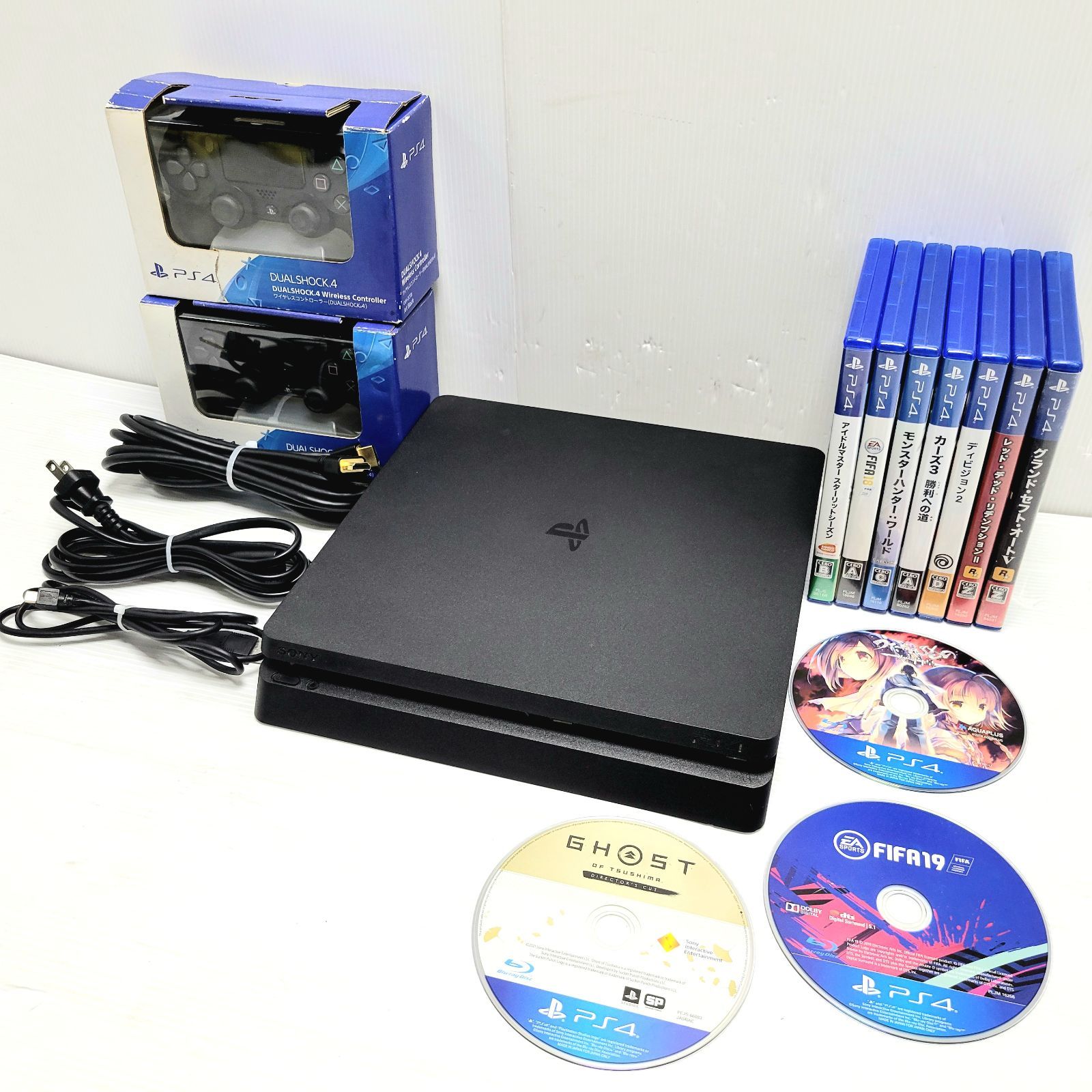 正常動作品】SONY PlayStation 4 CUH-2000A 本体 ブラック & ソフト10