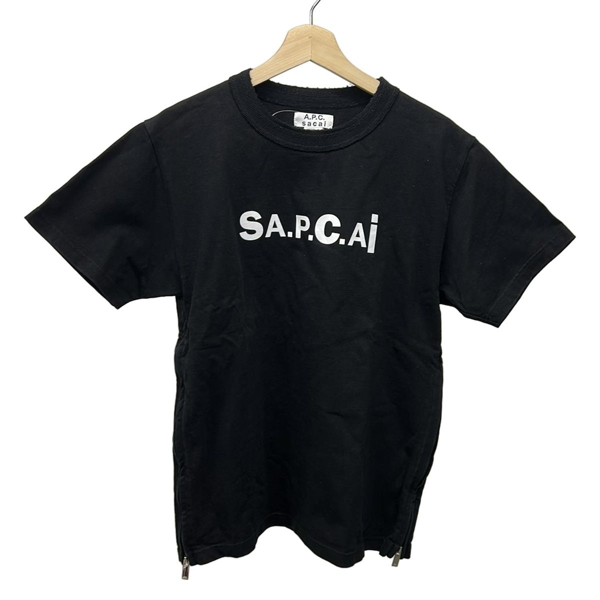 Sacai(サカイ) 半袖Tシャツ サイズS メンズ - 黒 クルーネック/A.P.C.