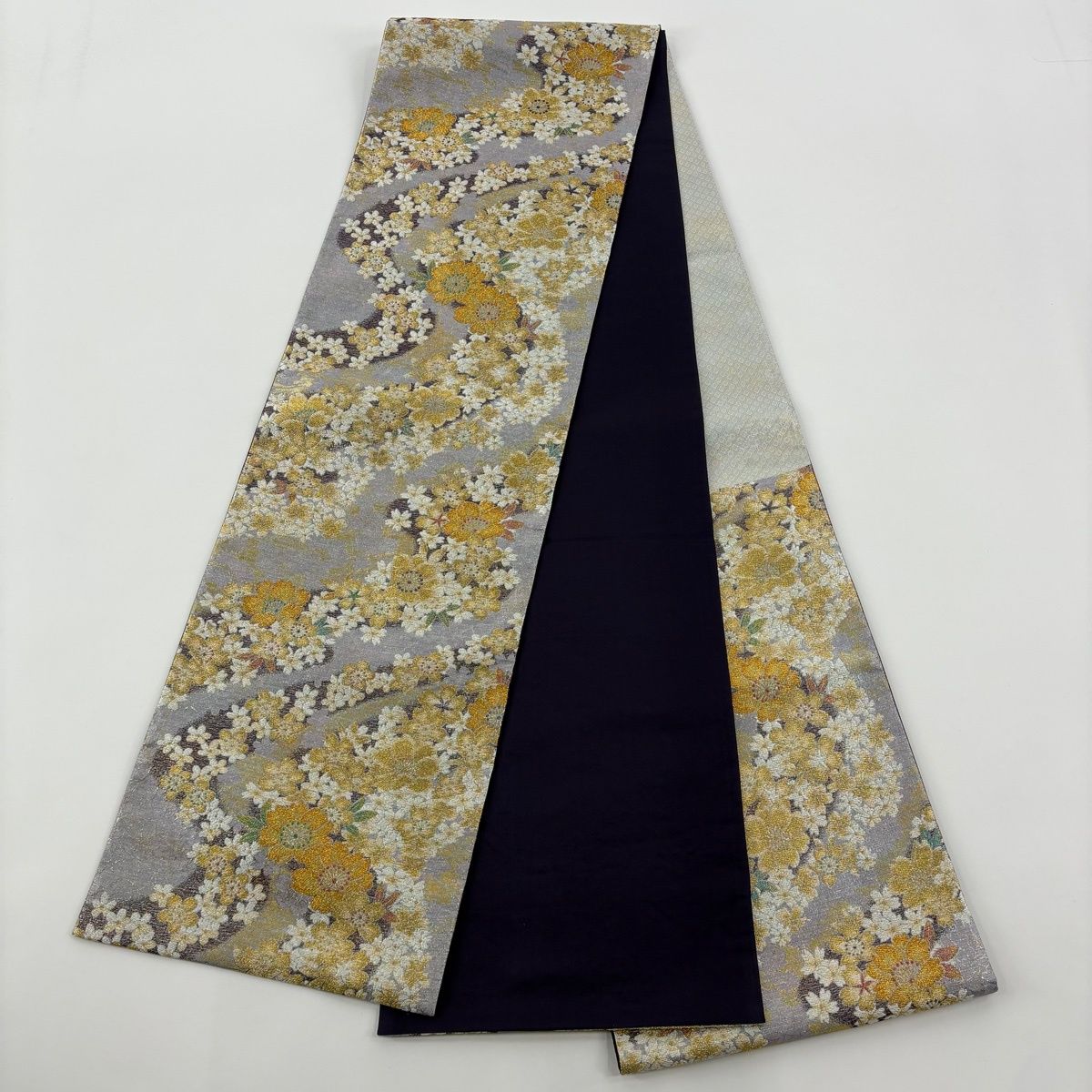 振袖 身丈161cm 裄丈66cm M 袷 袋帯フルセット 鈴乃屋 桜 桜の花びら