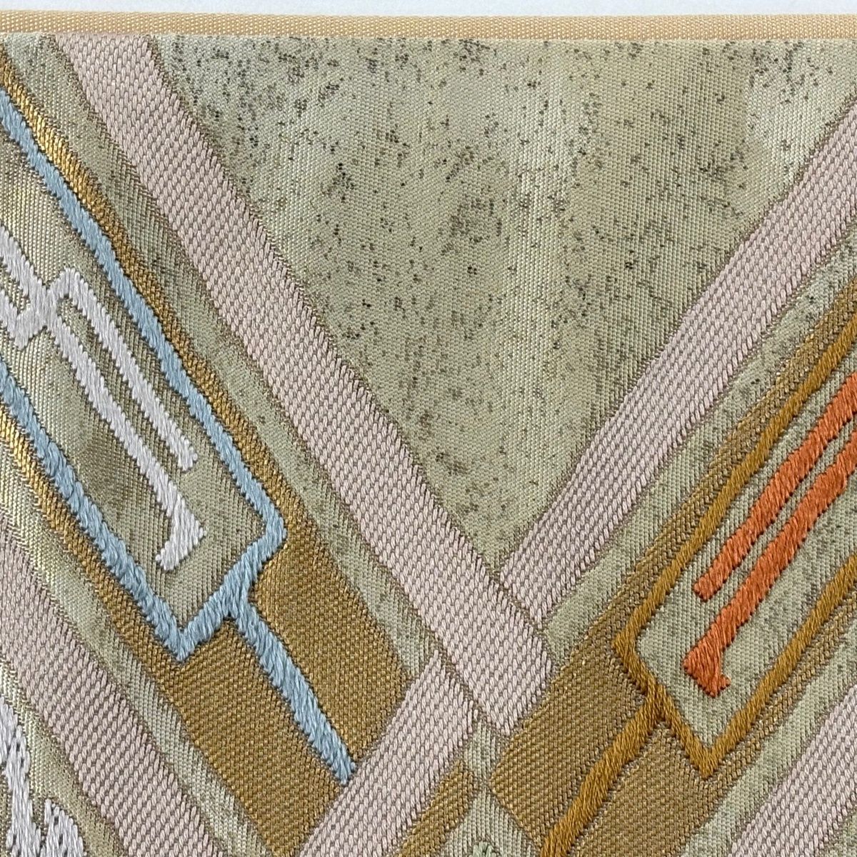 袋帯 秀品 鳳凰 桐 金糸 箔 ベージュ 六通 正絹 【中古】 - メルカリ