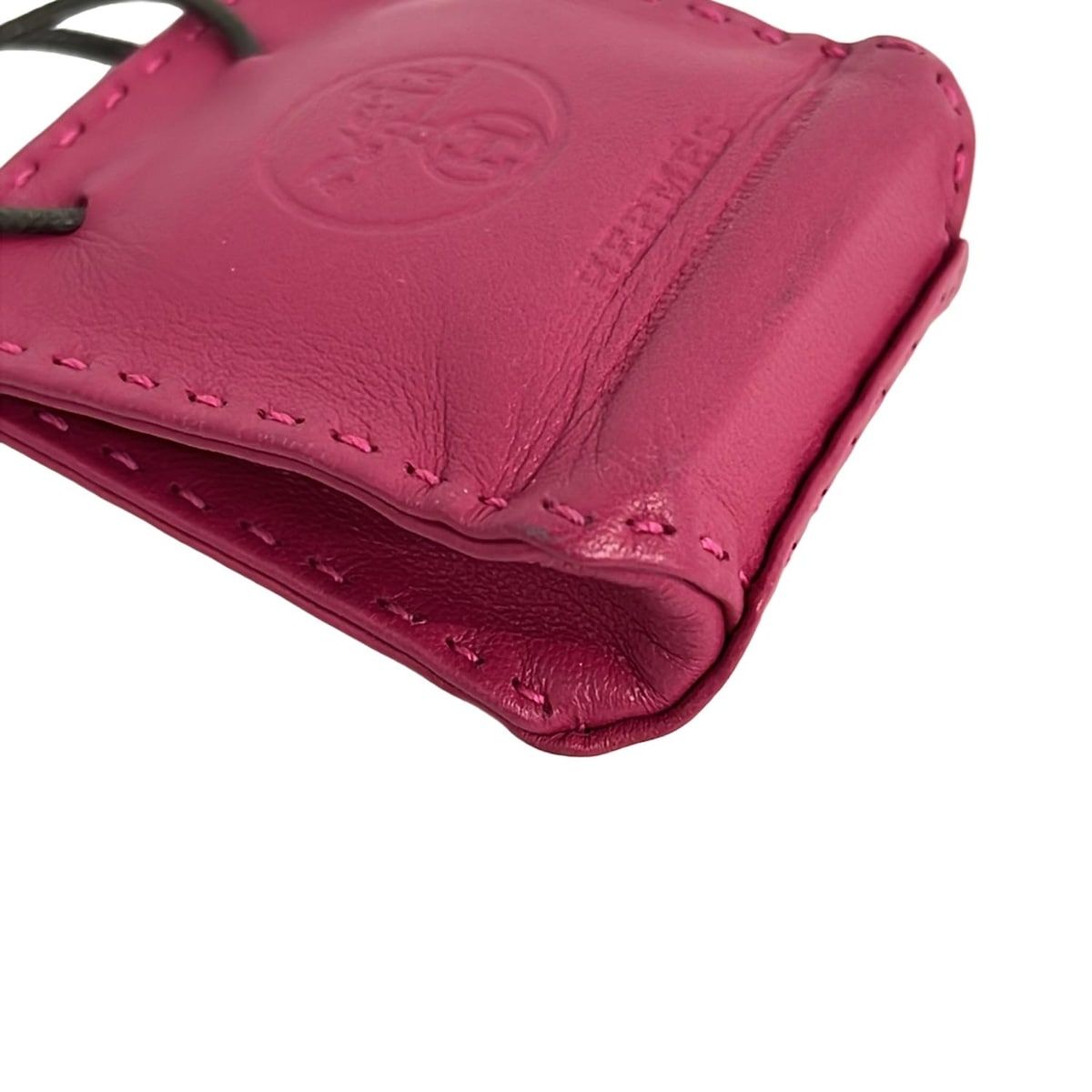 HERMES(エルメス) キーホルダー(チャーム)美品 サックオランジュ