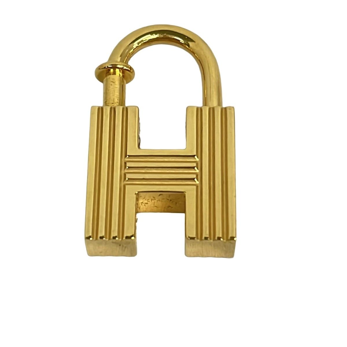 HERMES(エルメス) キーホルダー(チャーム) H2000 ゴールド カデナ/H