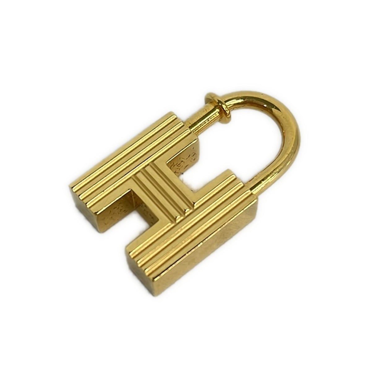 HERMES(エルメス) キーホルダー(チャーム) H2000 ゴールド カデナ/H