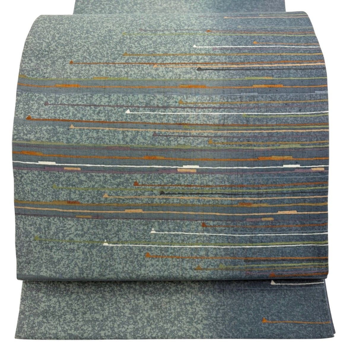 袋帯 秀品 紬地 縞 灰緑 お太鼓柄 正絹 【中古】 - メルカリ