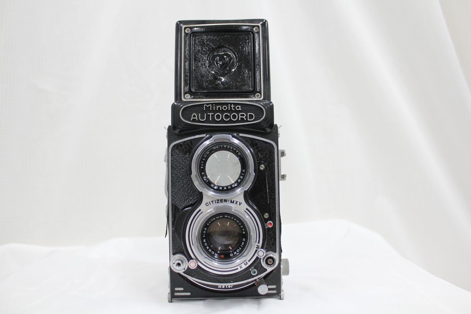 訳あり品】 ミノルタ Minolta autocord 初期型 75mm F3.5 二眼カメラ
