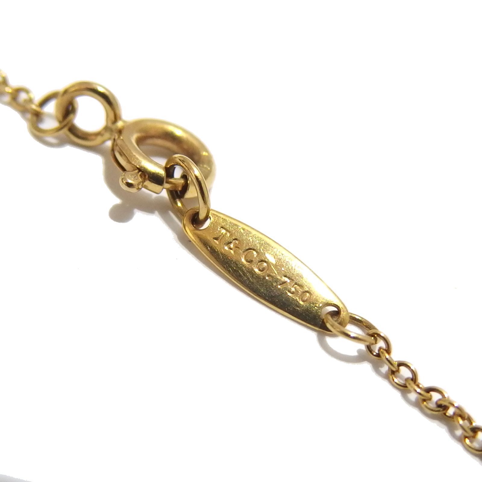 良品☆TIFFANY&Co バイザヤード ブレスレット 750 ゴールド K18