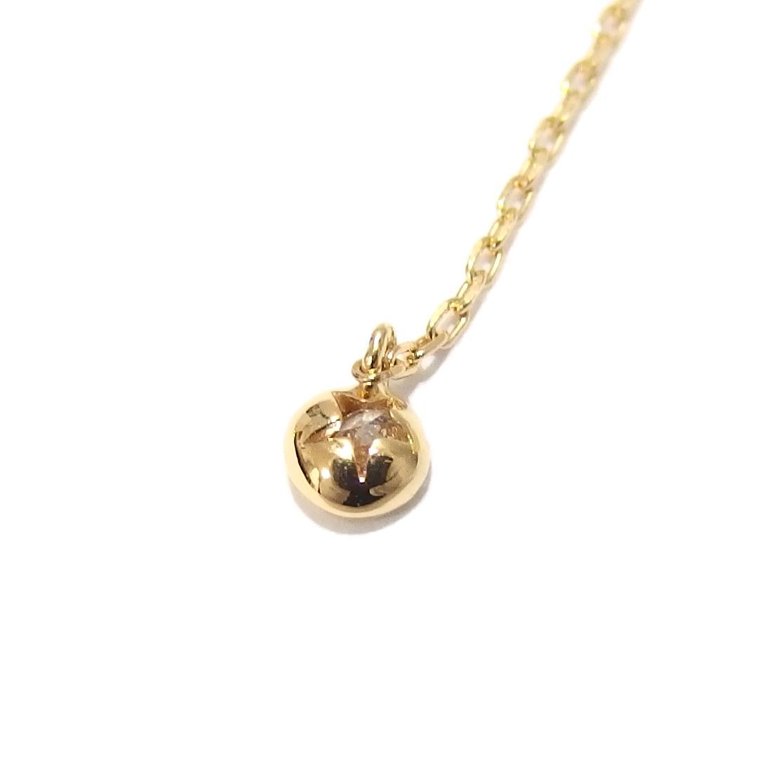 美品☆STAR JEWELRY MOON SETTING スイング ピアス K18 ゴールド 