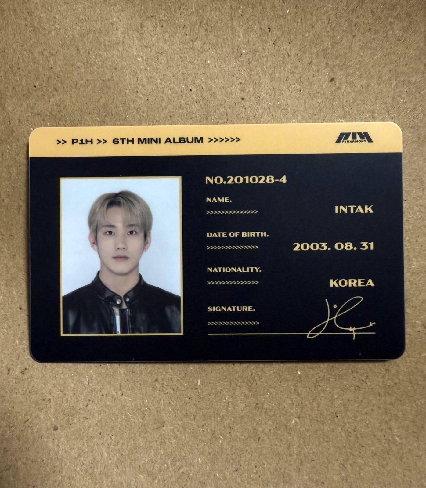 P1Harmony ピーワンハーモニー インタク限定 IDトレカ - メルカリ