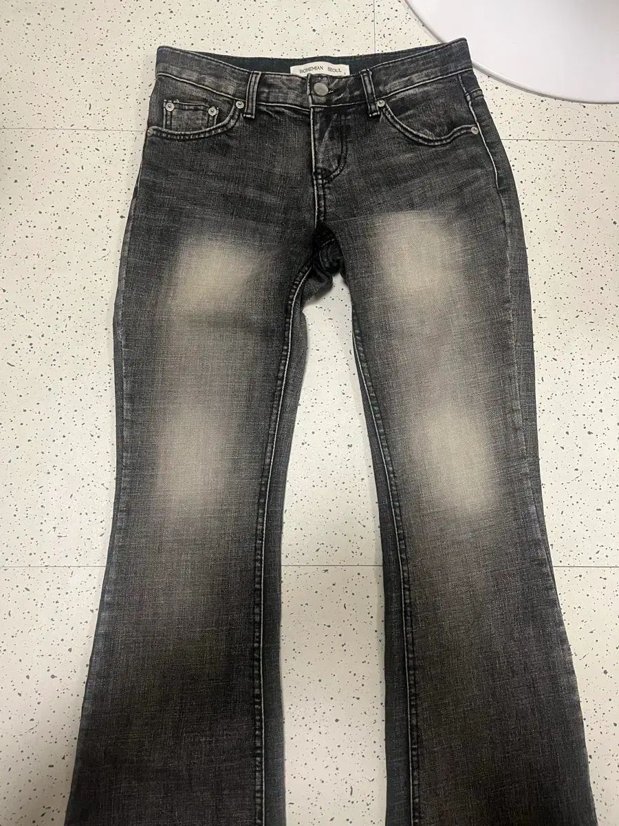 BOHEMSEO ボヘミアンソウル / ブーツカット ウォッシュ デニム S