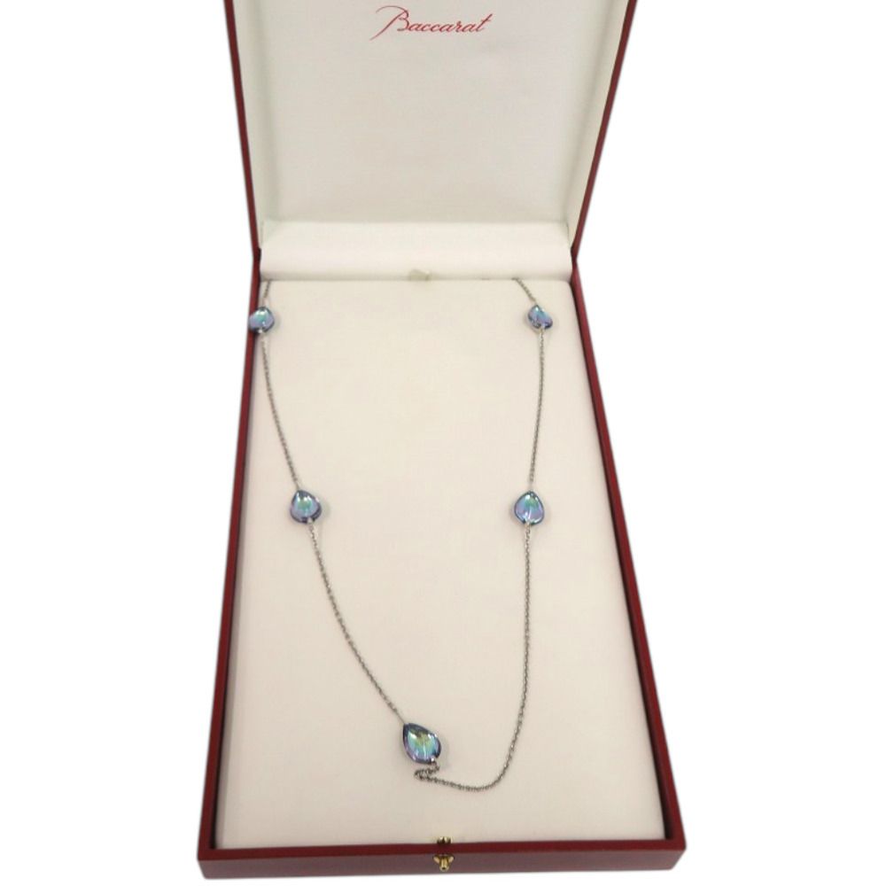 美品 バカラ フルール ドゥ プシデリック クリスタル シルバー925