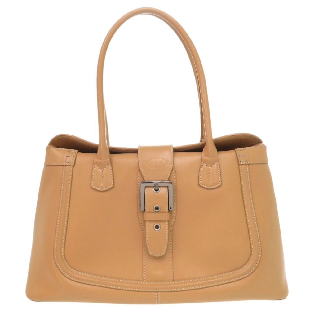 美品 トッズ レザー ベージュ トートバッグ 0901 TOD'S - メルカリ