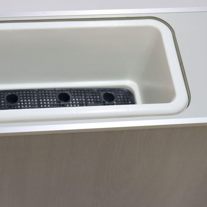 【中古】フラワーボックス ライトグレー W900 仕切り 地域限定送料無料 mfb-90w