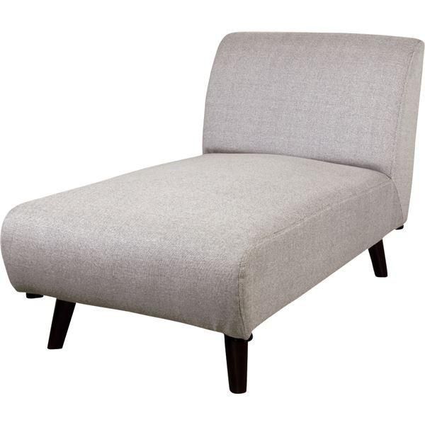 カウチソファー ローソファー 約幅65cm 1人掛け ベージュ 木製フレーム 脚付き ネオトマソン リビング ダイニング