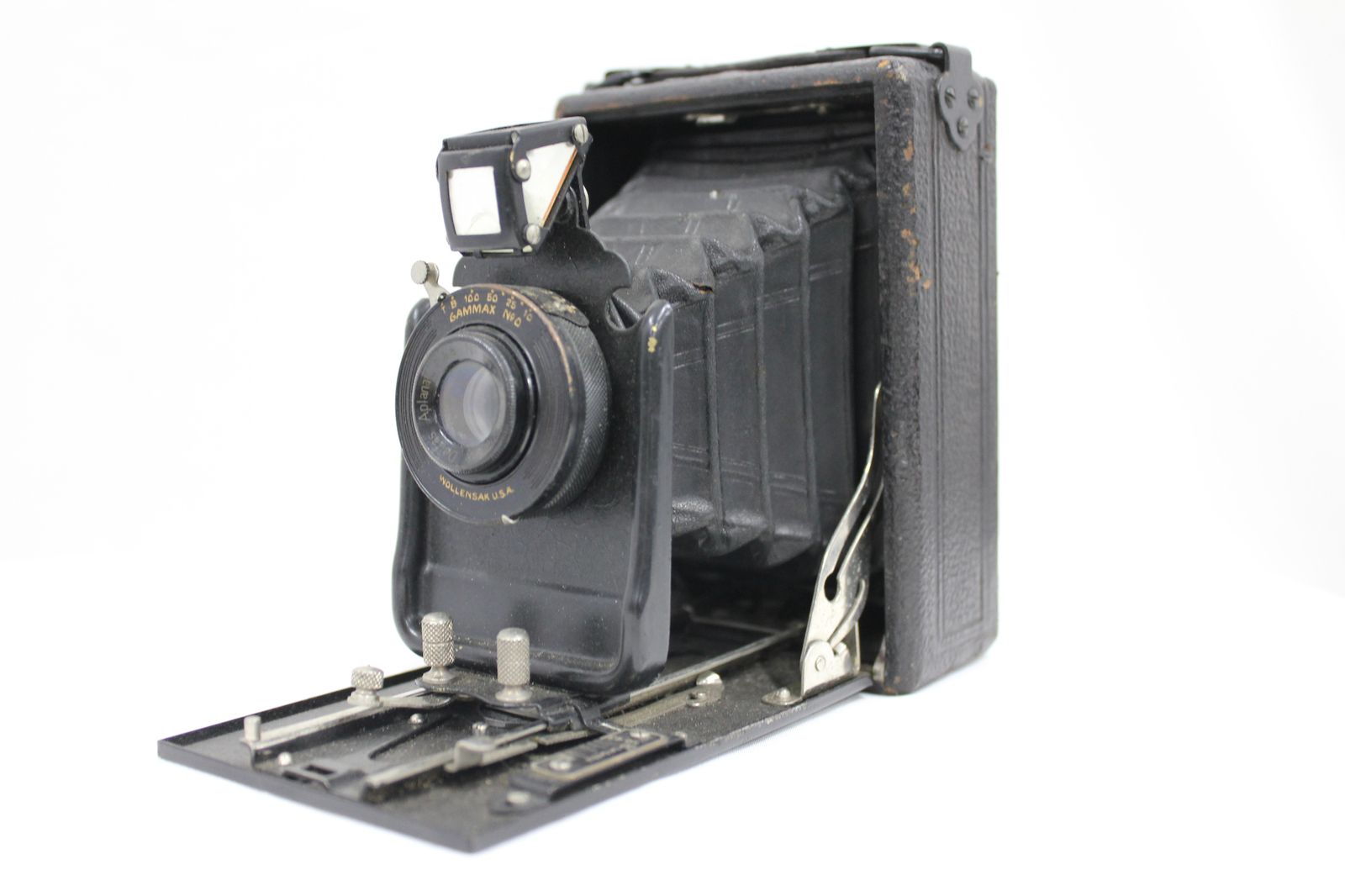 訳あり品】 IDEA Wollensak Deltas Aplanat F6.8 蛇腹カメラ e6551