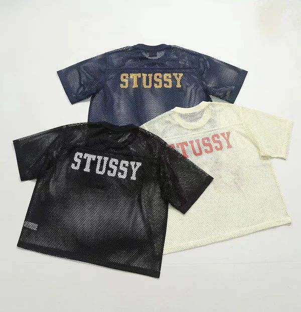 STUSSY ステューシー 半袖 Team Jersey 80 メッシュ ゲームシャツ