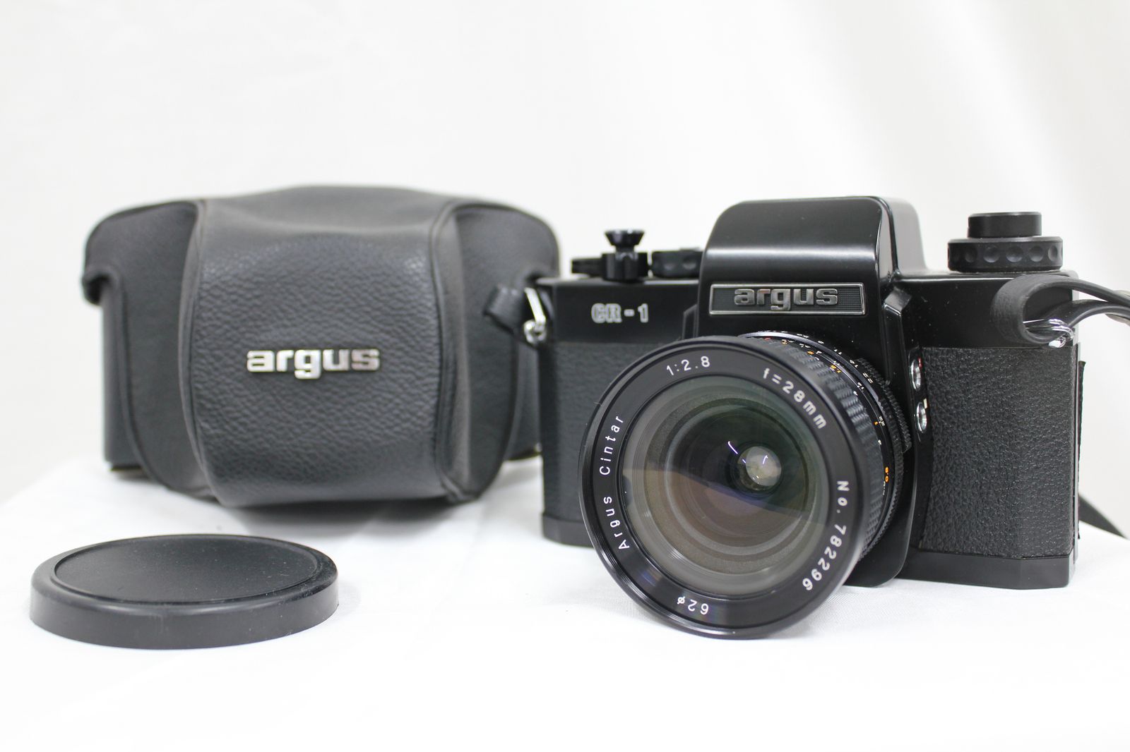 返品保証】 アーガス argus CR-1 ブラック Cintar 28mm F2.8 ボディ