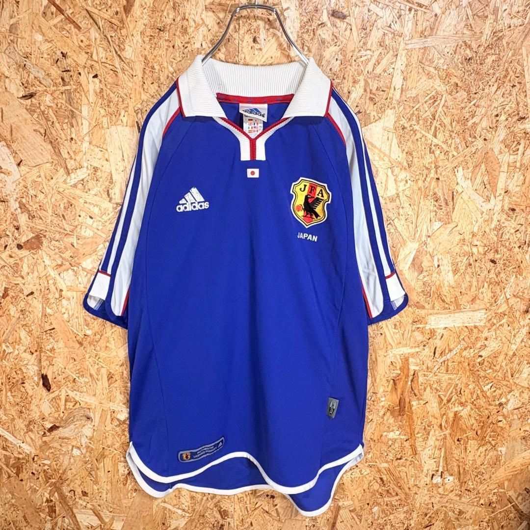 2001年 日本代表モデルアディダス 襟付き JAPANホーム adidass - メルカリ