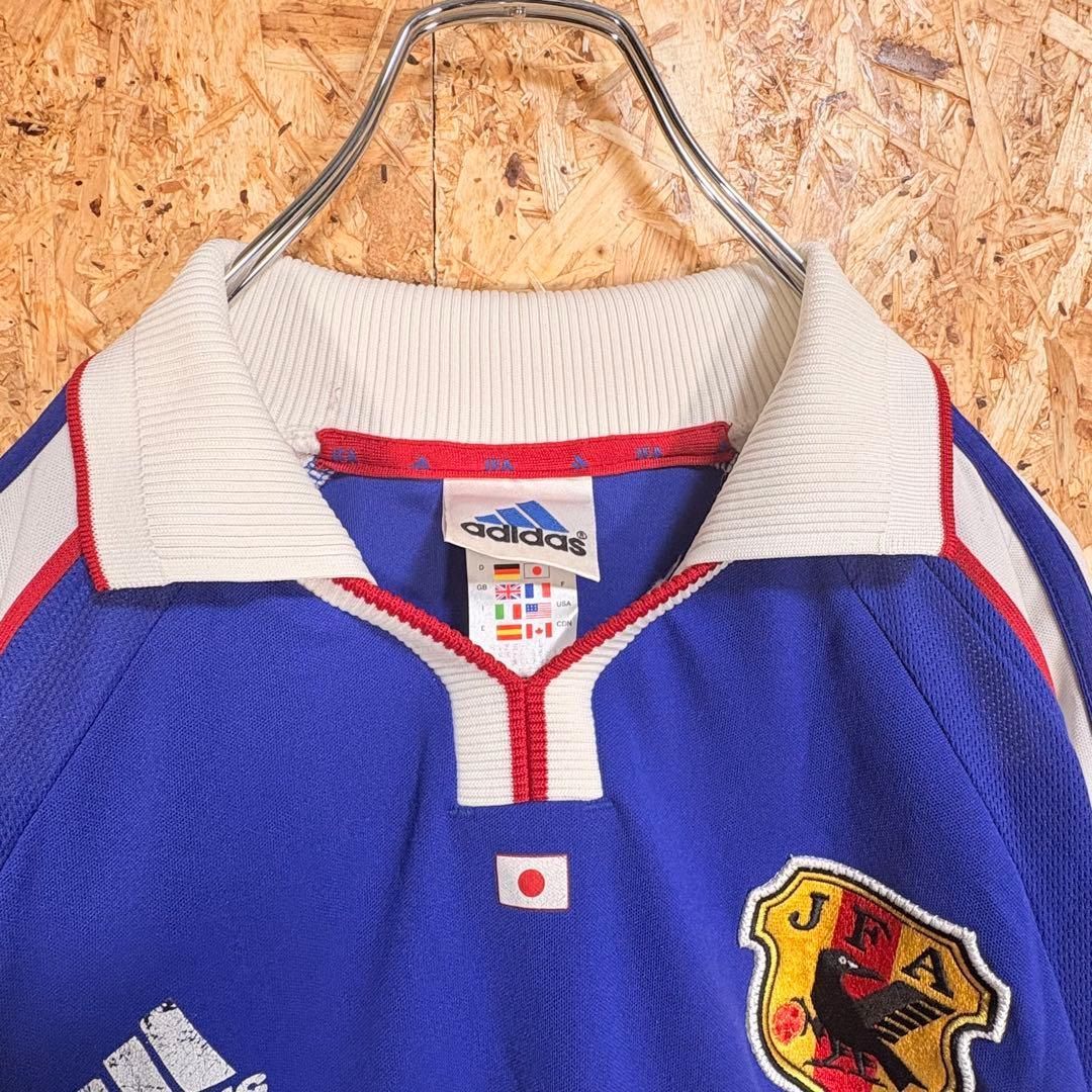 2001年 日本代表モデルアディダス 襟付き JAPANホーム adidass - メルカリ