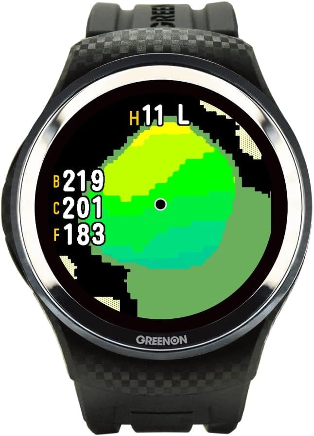 GreenOn（グリーンオン）ザ・ゴルフウォッチ 有機ELタッチディスプレイ