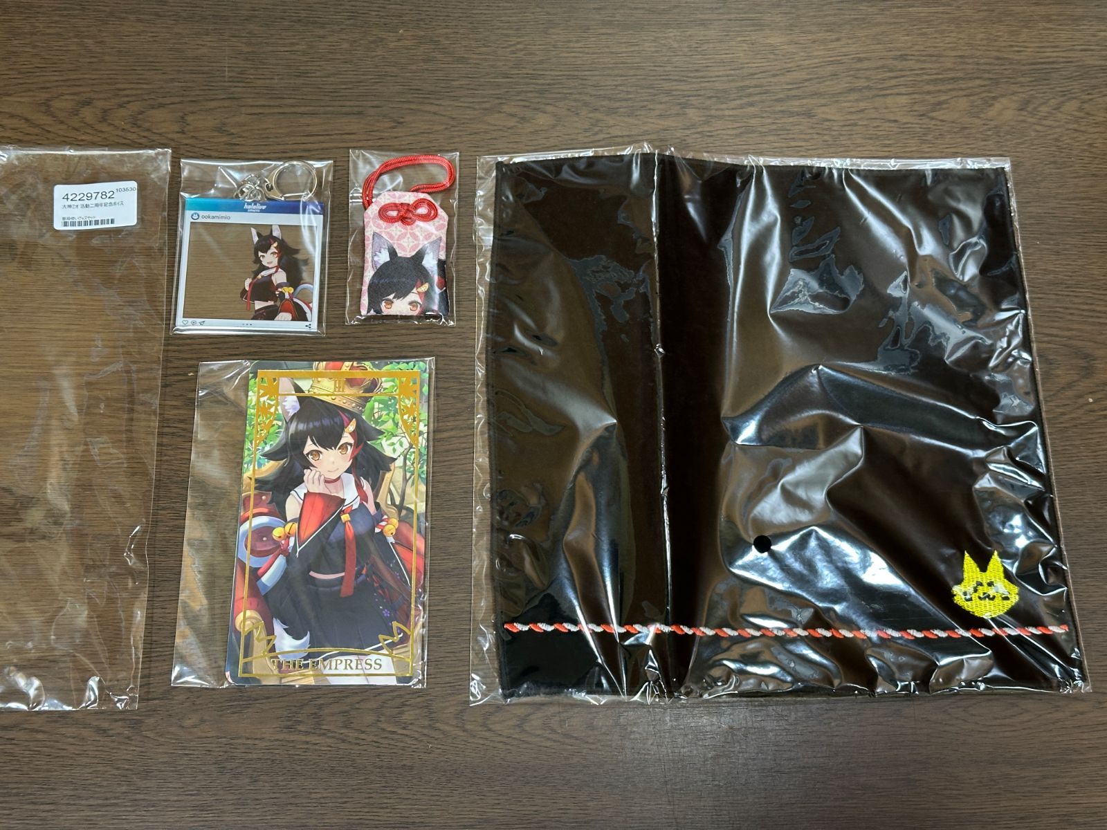 ホロライブ 大神ミオ 活動二周年記念 全部セット フルセット 直筆