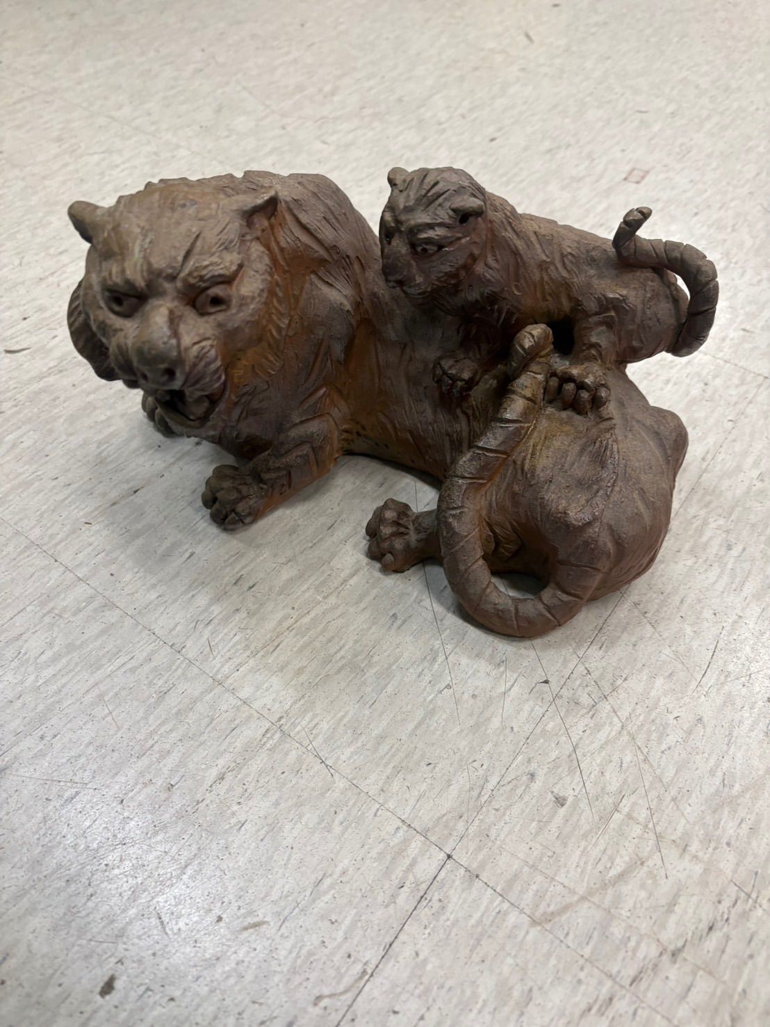 備前焼き 置物 虎 - メルカリ
