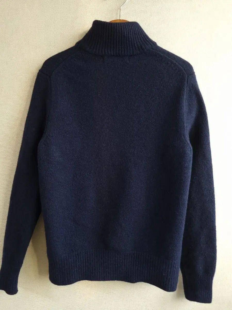 ポロラルフローレン ネイビー ニット ジップアップ カーディガン