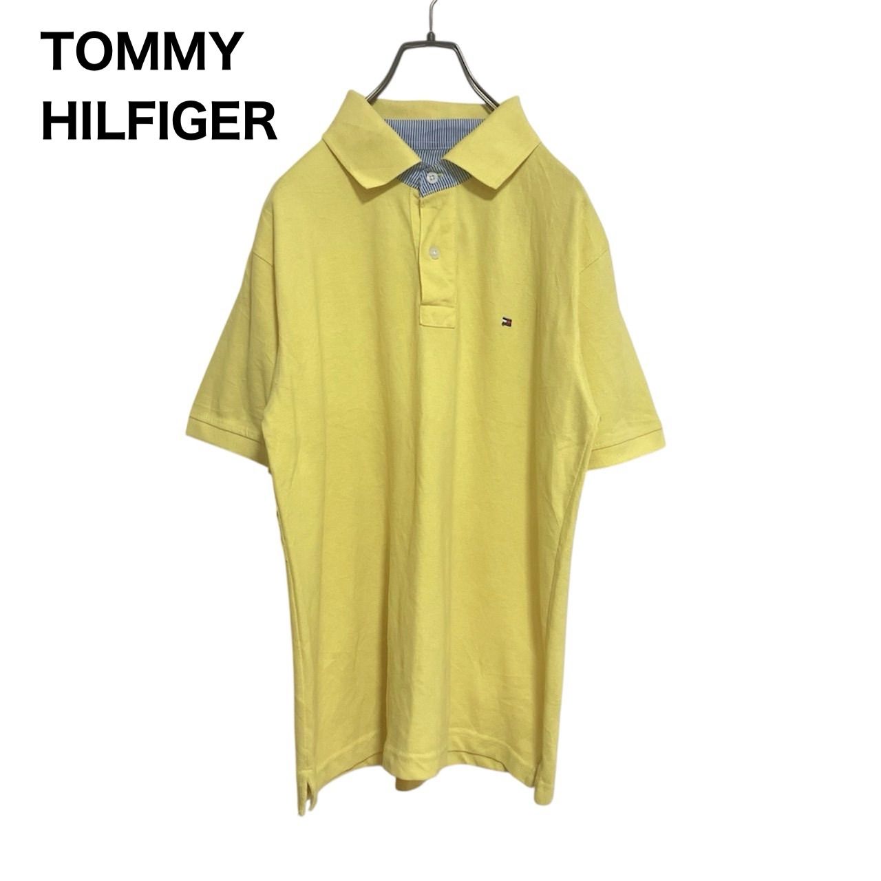 ロゴ刺繍】00s tommy hilfiger トミーヒルフィガー 半袖ポロシャツ 