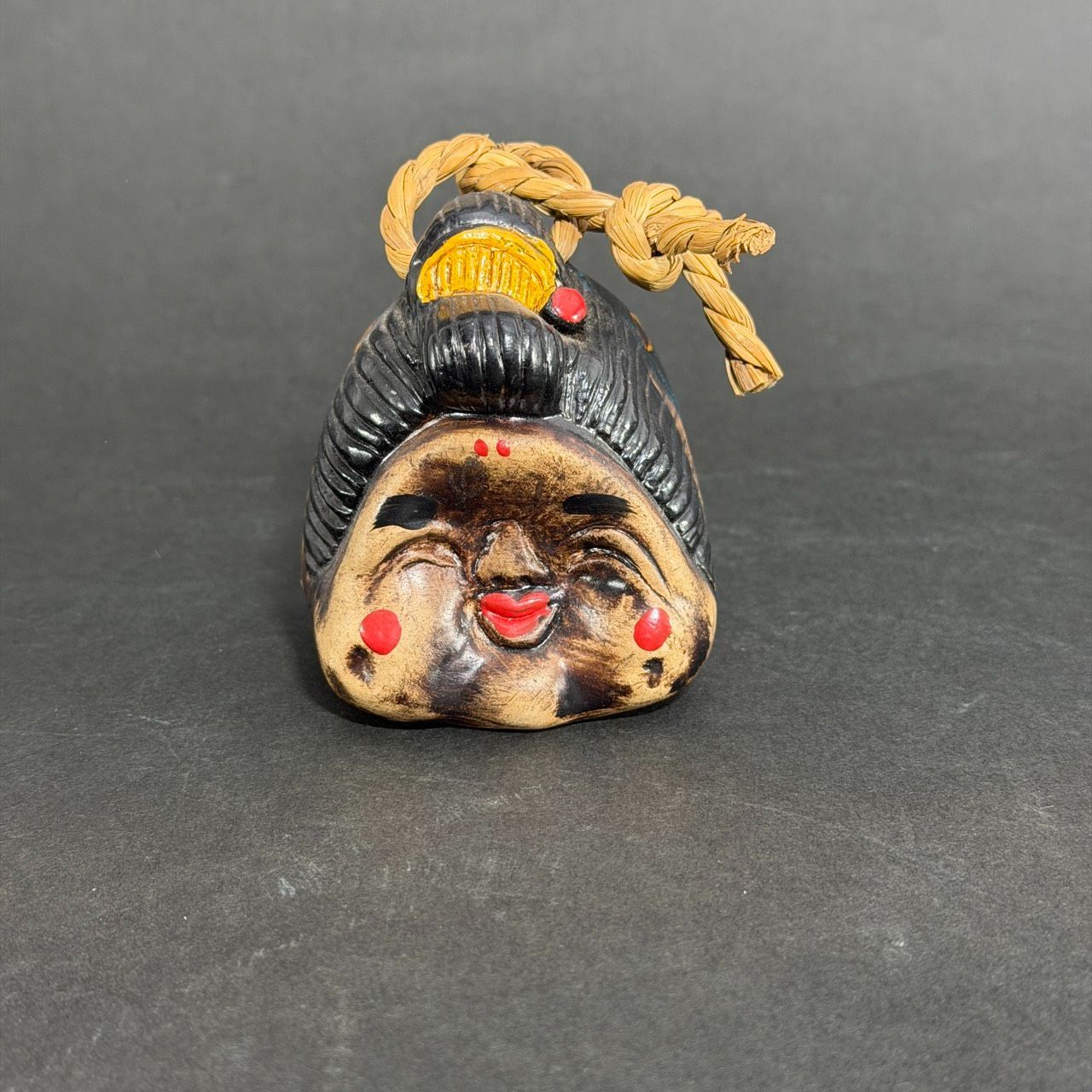 招福土鈴 おかめ ひょっとこ 二面土鈴 お多福 万兵 - メルカリ