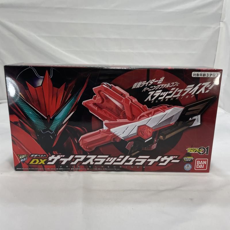 中古】開封)BANDAI DXザイアスラッシュライザー 変身ベルト 仮面