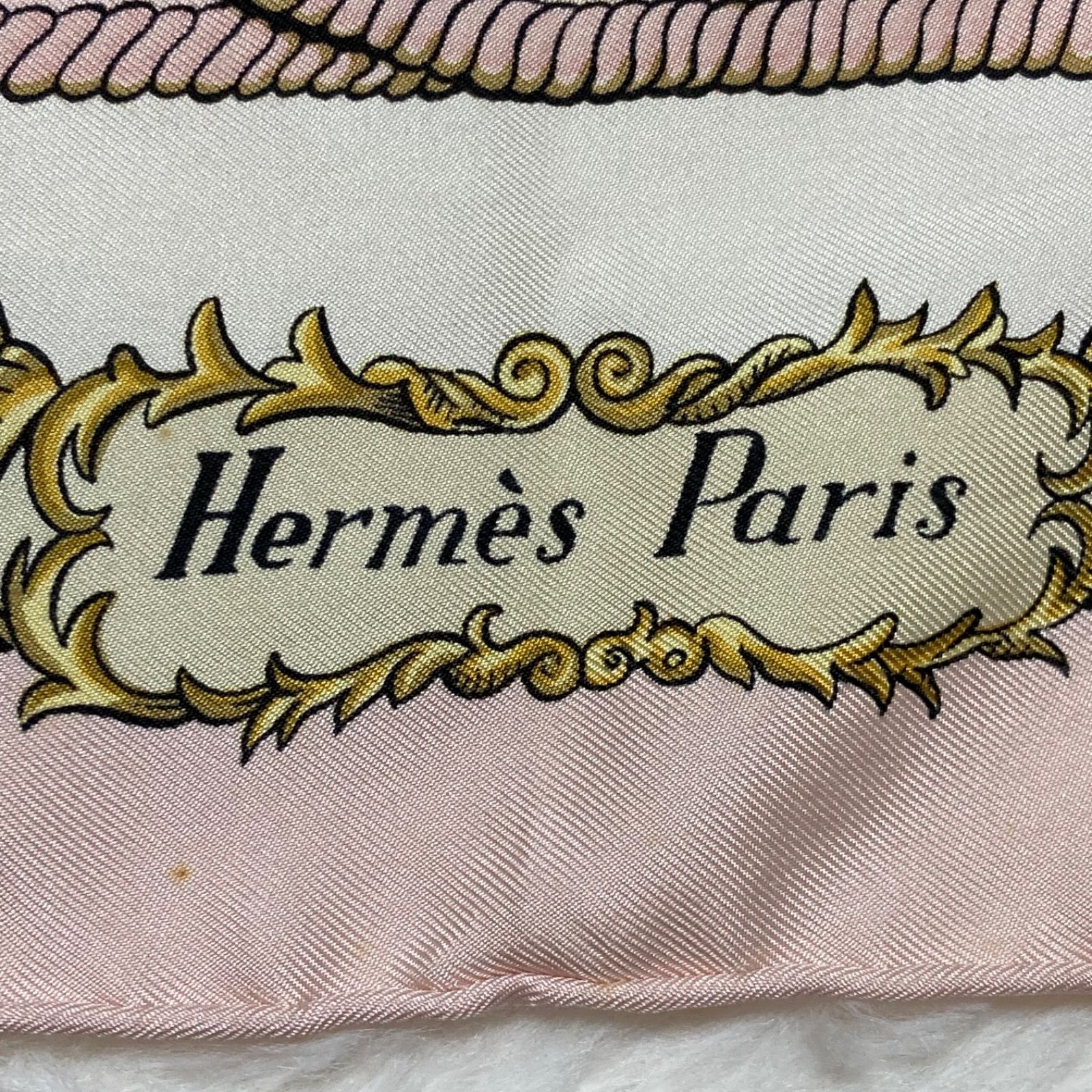HERMES エルメス カレ90 LVDOVICVS MAGNVS 偉大なるルイ 大判スカーフ 