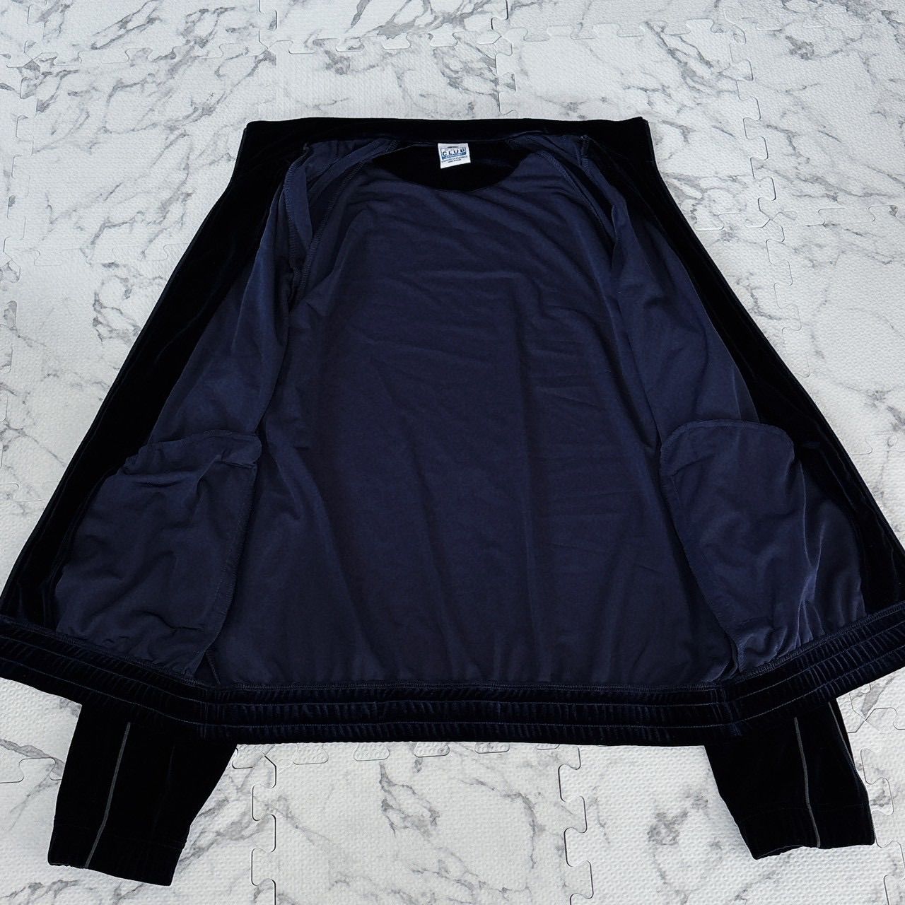 PRO CLUB ベロア セットアップ Lサイズ ネイビー 人気カラー ジャージ