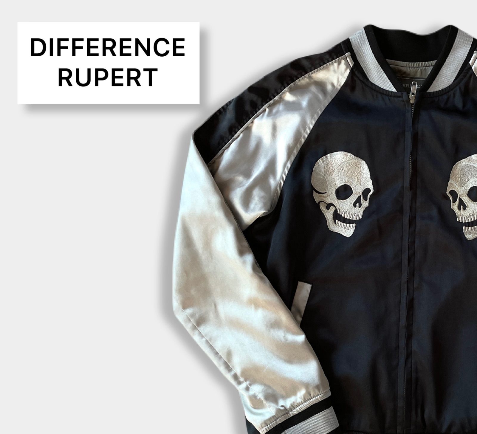 RUPERT DIFFERENCE スカジャン スカル ドクロ Japan Style ブラック