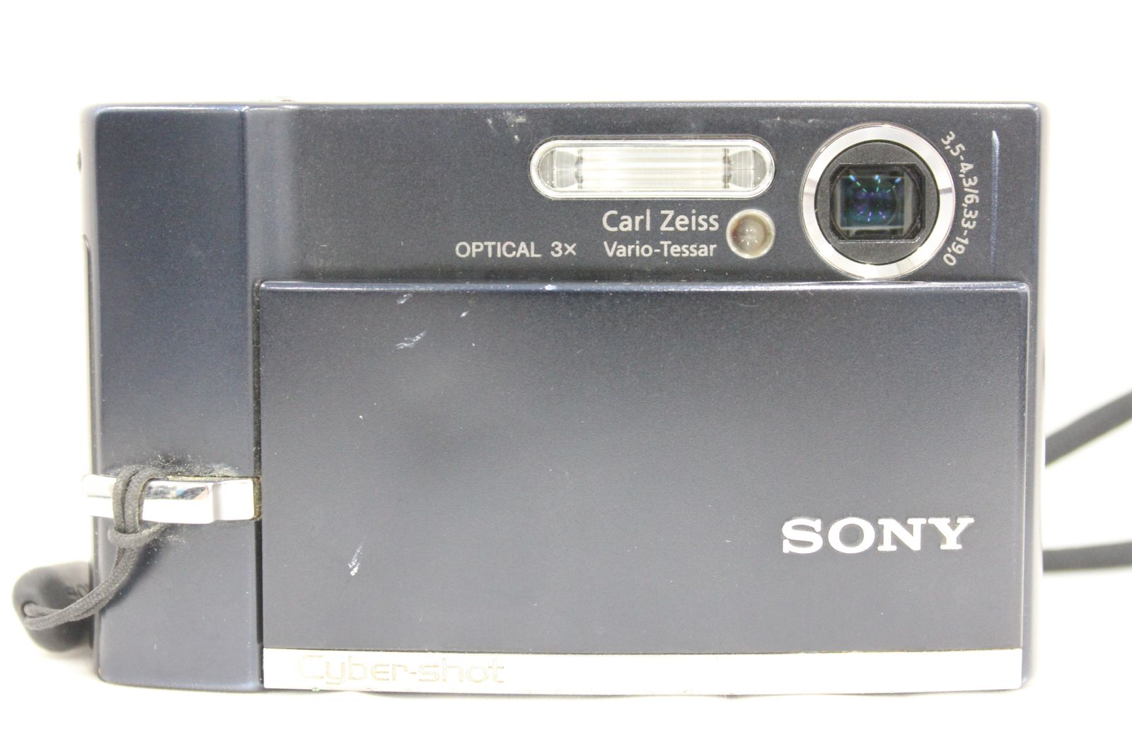 返品保証】 ソニー Sony Cyber-shot DSC-T50 3x ブラック バッテリー