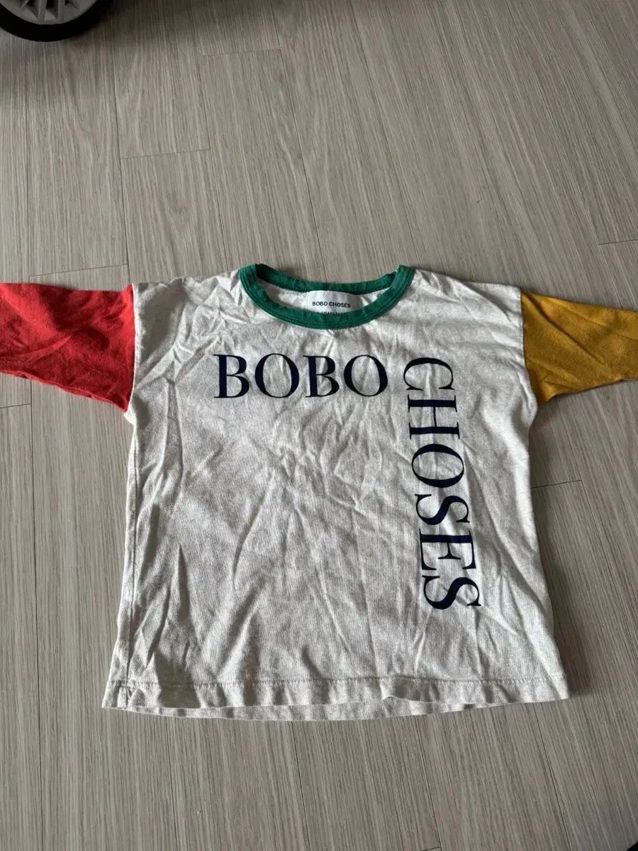 ボボショーズ カラーブロック Tシャツ 2-3y