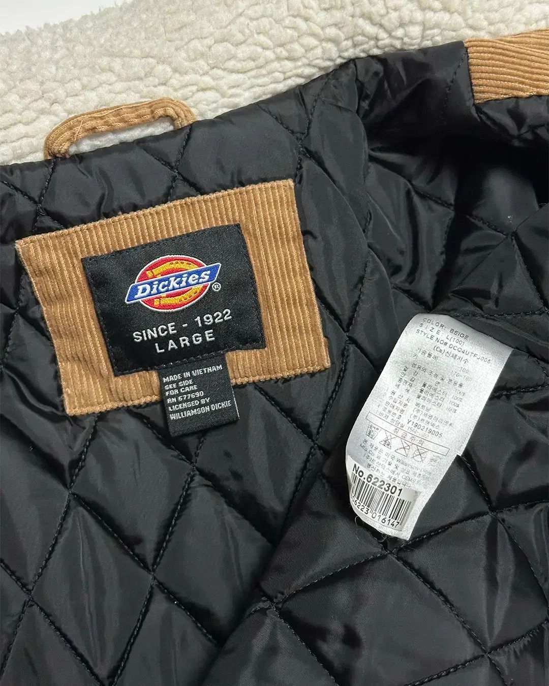DICKIES シェルパ コーデュロイ キルティング ジャケット-新作特価セール