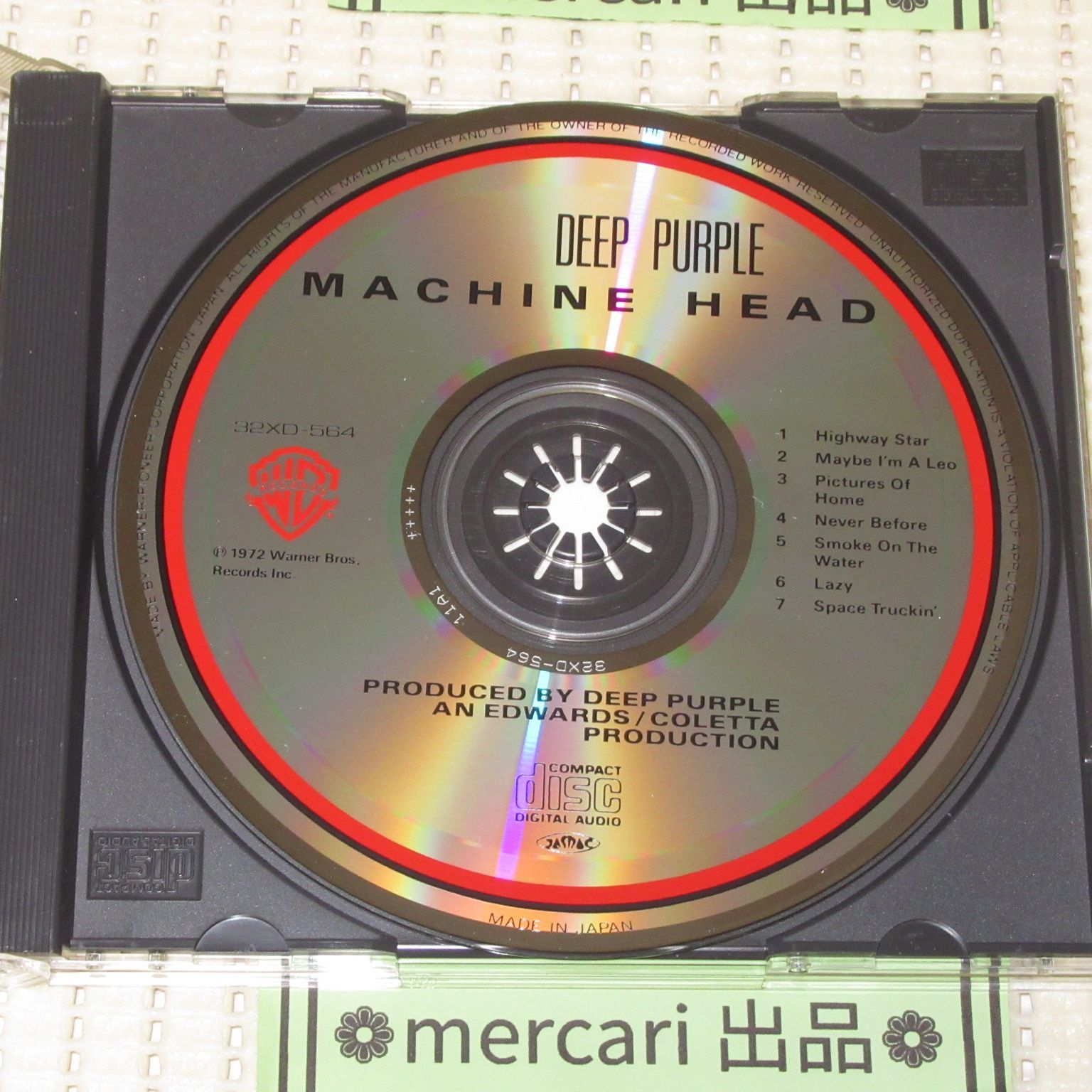CD 32XD-564 3200円 ディープ・パープル マシン・ヘッド 帯なし DEEP