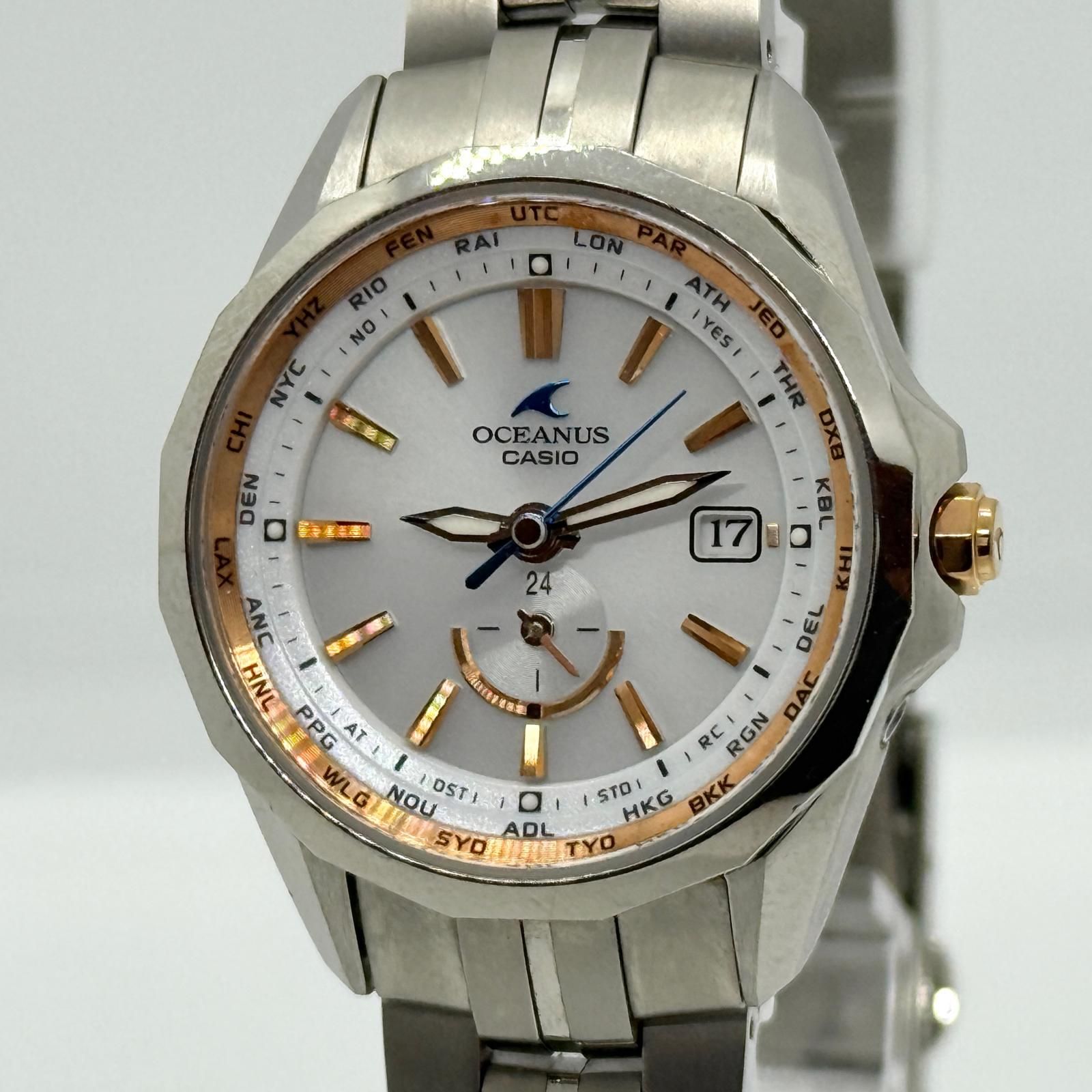 CASIO カシオ OCEANUS オシアナス マンタ CW-S340-7AJF ホワイト